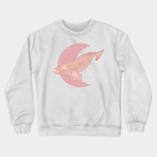 Right Whale Crescent - Rose Crewneck Sweatshirt